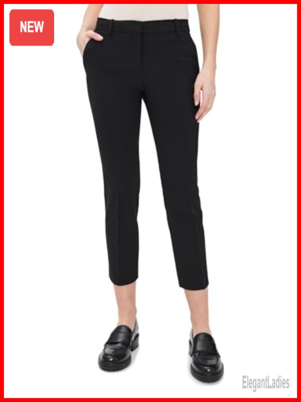 Theory Treeca Trousers Pleated Front Straight Cropped Suiting Pants Work